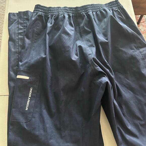 Under Armour Navy Annapolis Naval Academy Windbreaker Pants- L - Picture 3 of 11